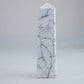 Howlite Crystal Tower 161g - Luna Panther