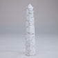 Howlite Point 107mm 75g - Luna Panther