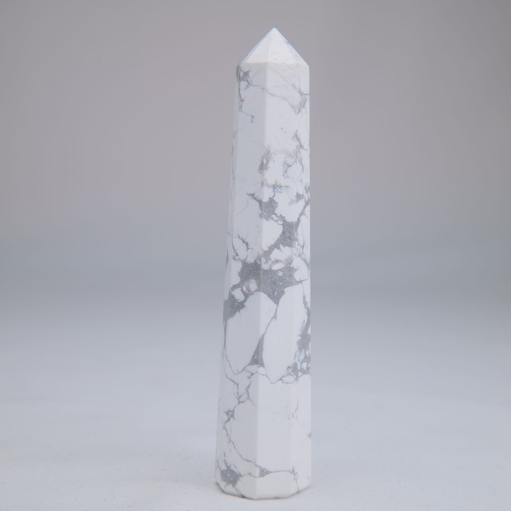 Howlite Point 107mm 85g - Luna Panther