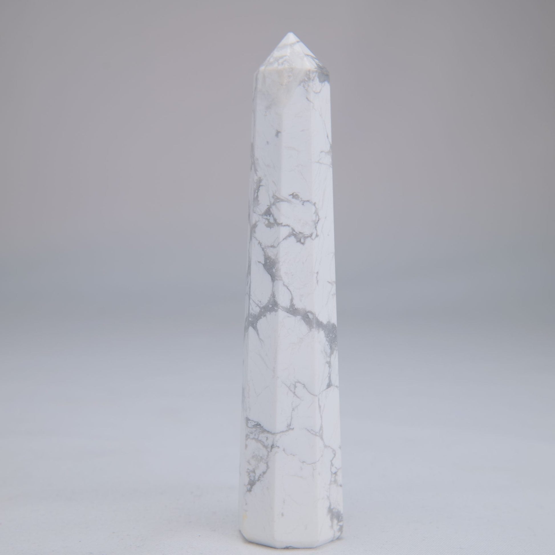 Howlite Point 107mm 85g - Luna Panther