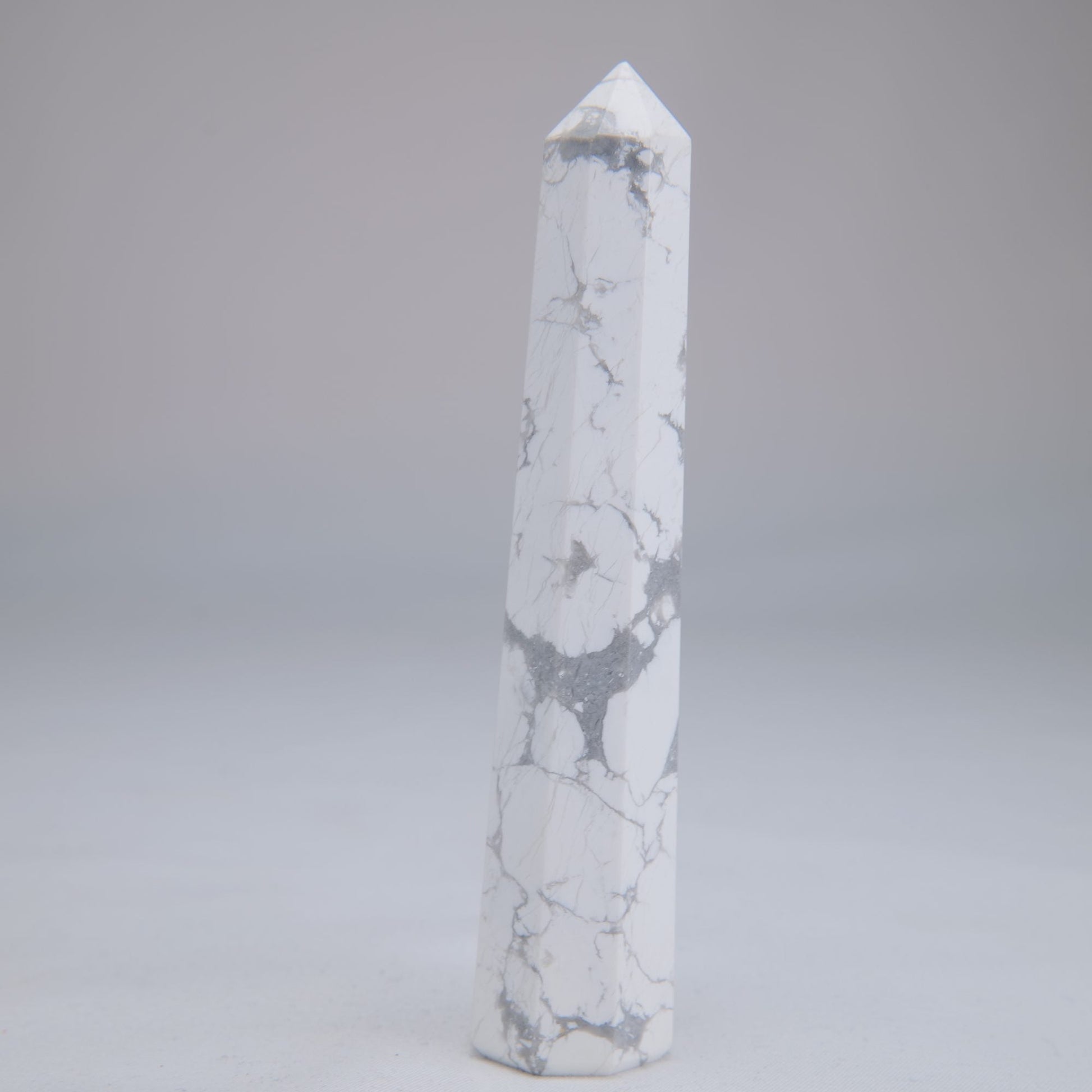 Howlite Point 107mm 85g - Luna Panther