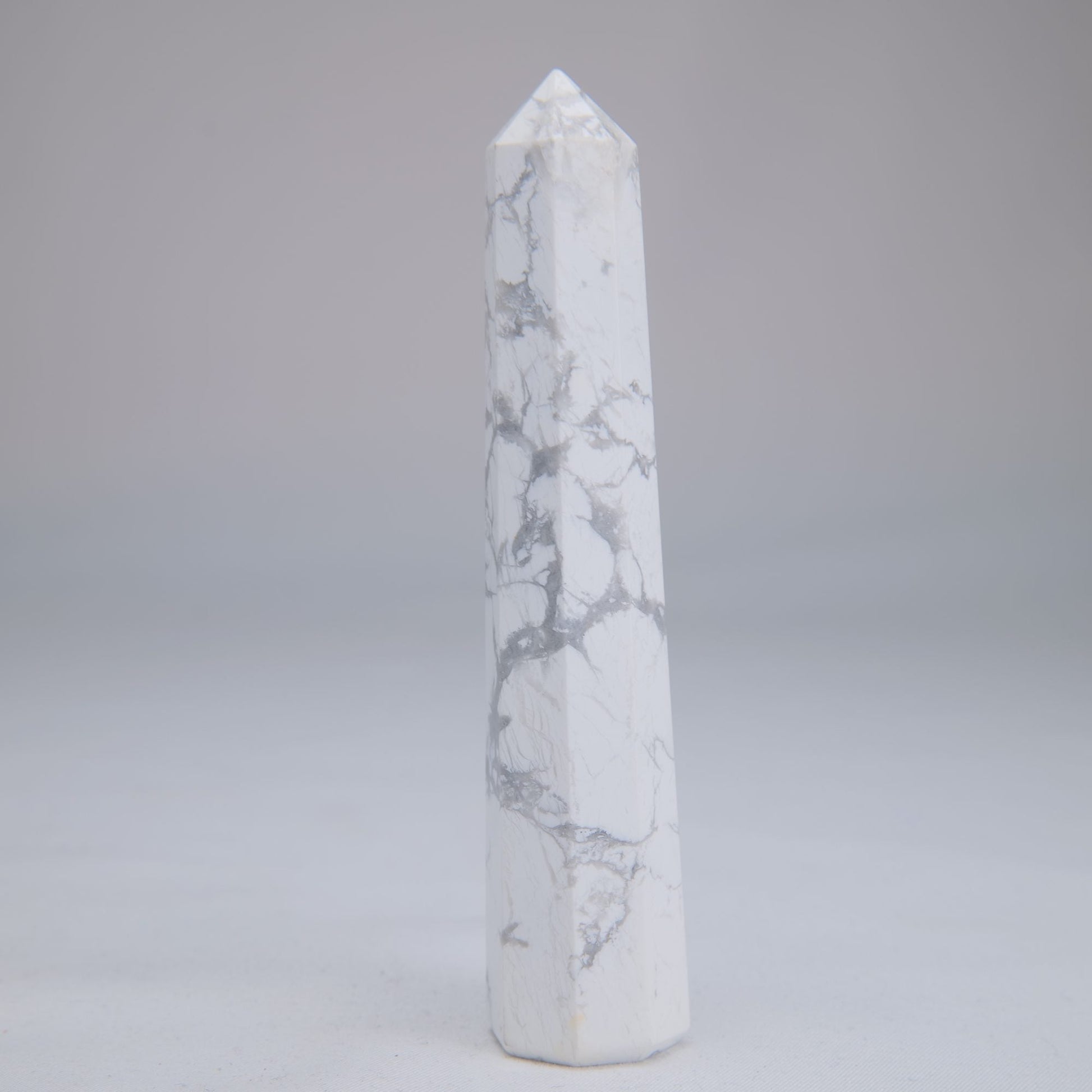 Howlite Point 107mm 85g - Luna Panther