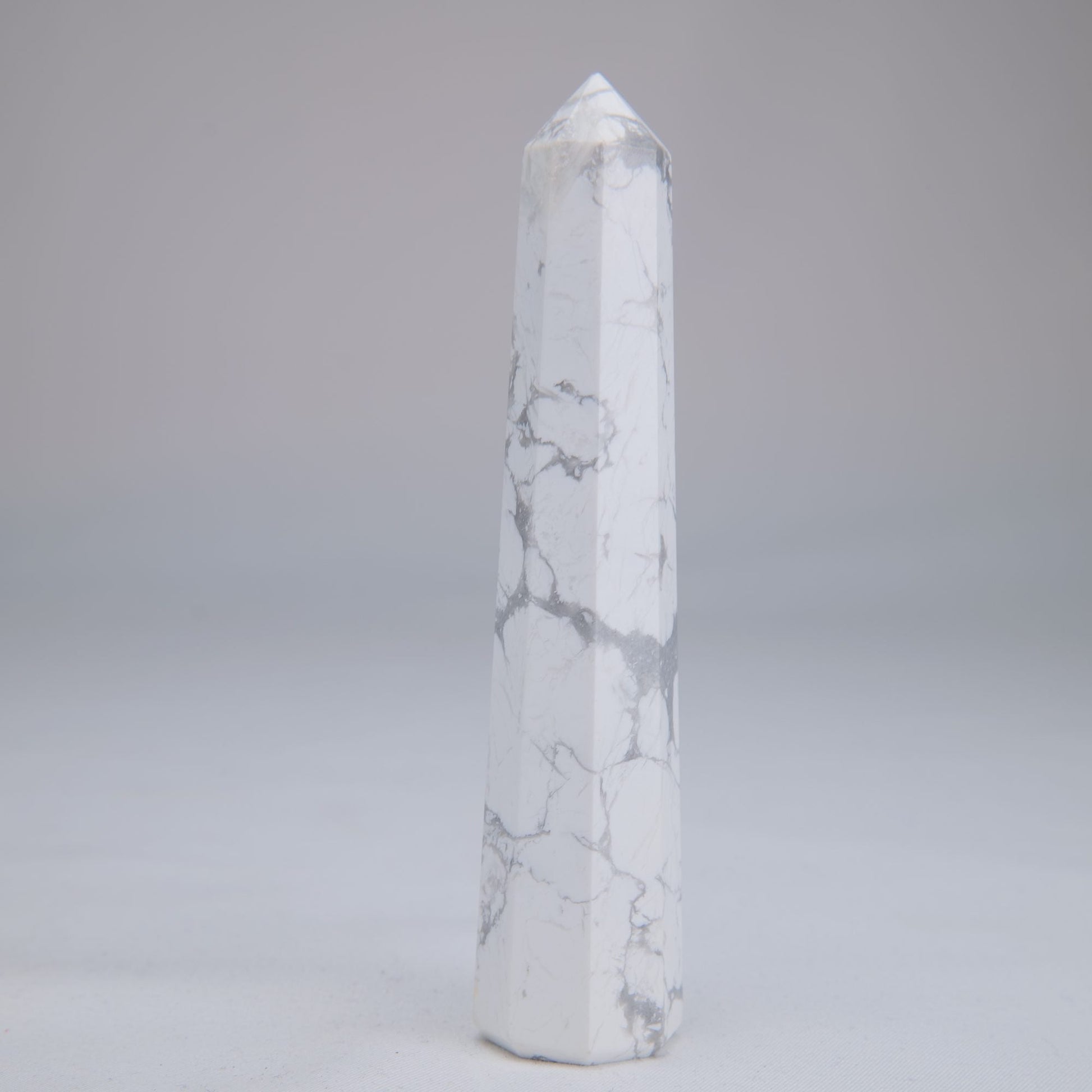 Howlite Point 107mm 85g - Luna Panther