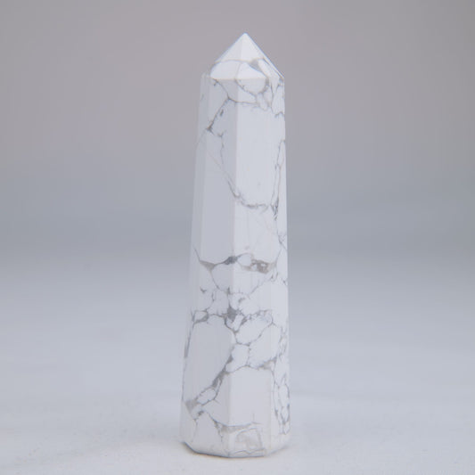 Howlite Point 78mm 54g - Luna Panther