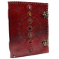 Huge 7 Chakra Leather Book - 10x13 (200 pages) - Luna Panther