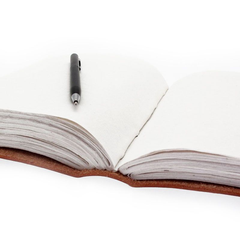 Huge Customisable Visitor Leather Book 10x13 (200 pages) - Luna Panther