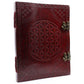 Huge Flower of Life Leather Book 10x13 (200 pages) - Luna Panther