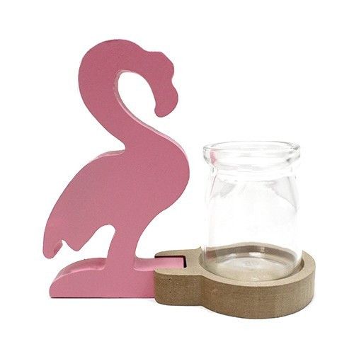 Hydroponic Home Decor - Pink Flamingo Pot - Luna Panther