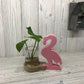 Hydroponic Home Decor - Pink Flamingo Pot - Luna Panther
