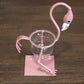 Hydroponic Home Decor - Pink Metal Flamingo Des 1 - Luna Panther