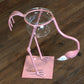 Hydroponic Home Decor - Pink Metal Flamingo Des 3 - Luna Panther