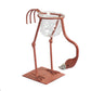 Hydroponic Home Decor - Pink Metal Flamingo Des 3 - Luna Panther
