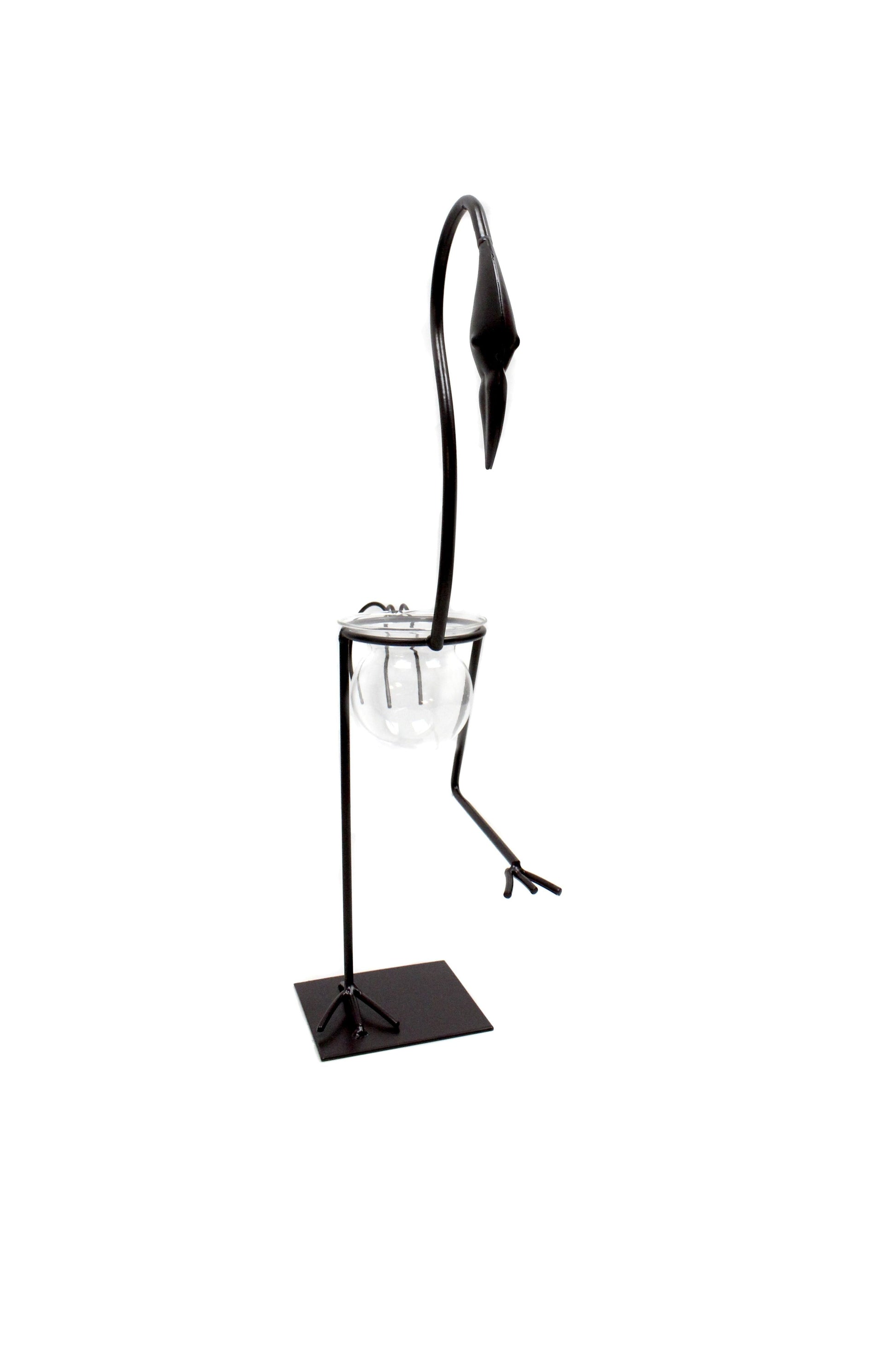 Hydroponic Home Decor - Tall Flamingo One Pot Stand - Luna Panther