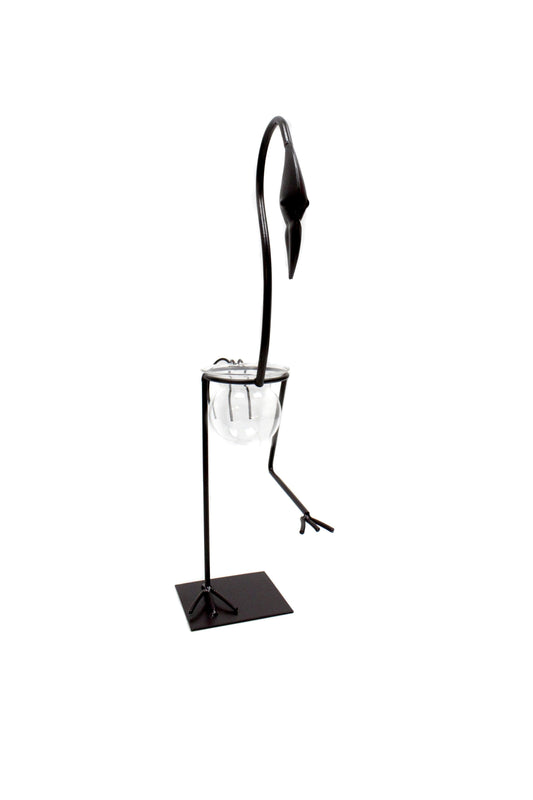 Hydroponic Home Decor - Tall Flamingo One Pot Stand - Luna Panther alternate view