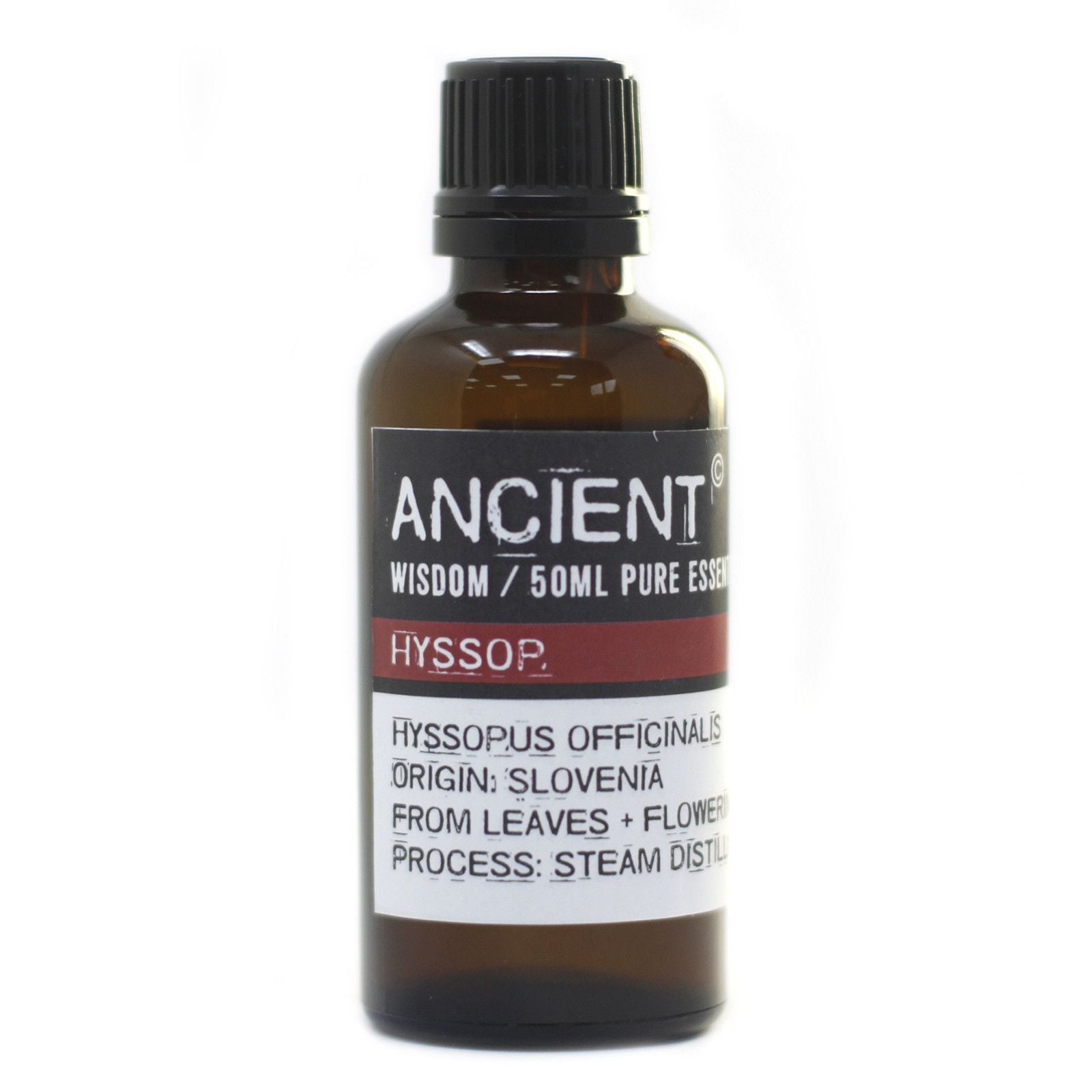 Polished Hyssop 50ml featuring natural patterning and unique variations - Luna Panther