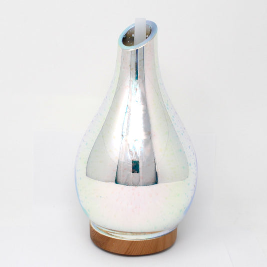 Polished Ibiza Atomiser - Infinity Lights - USB - Colour Change featuring natural patterning and unique variations - Luna Panther