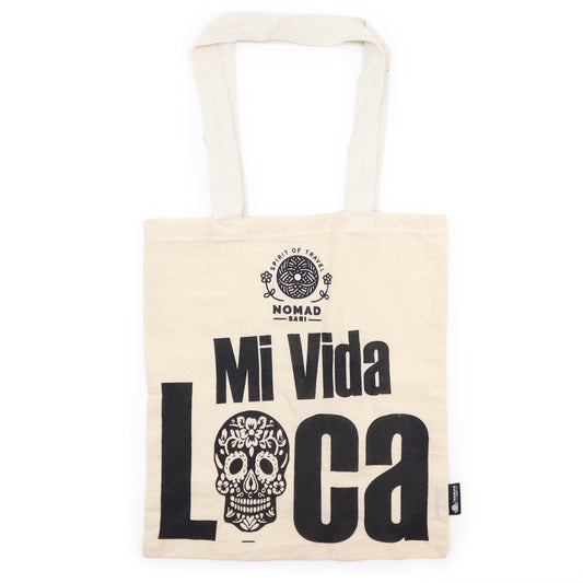 Polished Iconic Basic Tote Bag - Mi Vida Loca - Natural 4oz featuring natural patterning and unique variations - Luna Panther