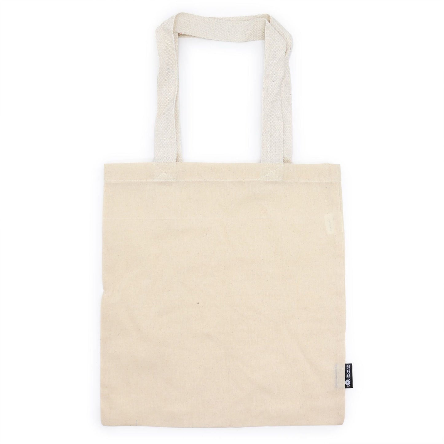 Polished Iconic Basic Tote Bag - Unprinted - Natural 4oz featuring natural patterning and unique variations - Luna Panther