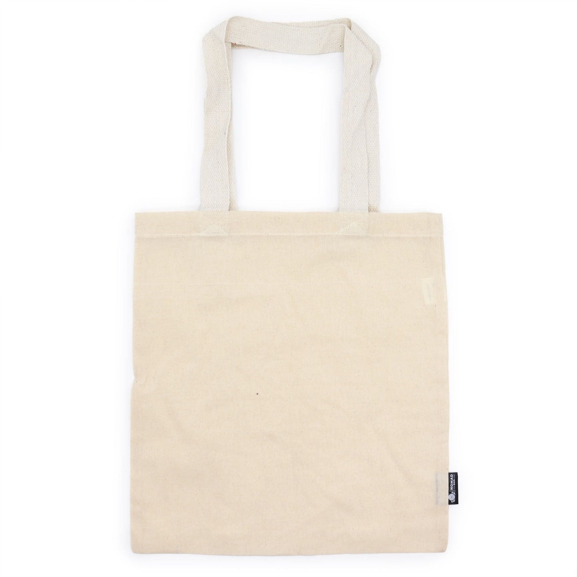 Polished Iconic Basic Tote Bag - Unprinted - Natural 4oz featuring natural patterning and unique variations - Luna Panther