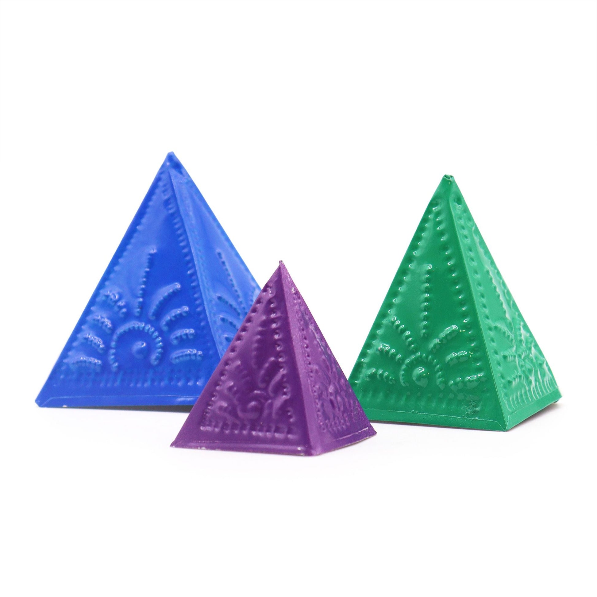 Incense Powder Mould Set - Blue Green Purple - Luna Panther