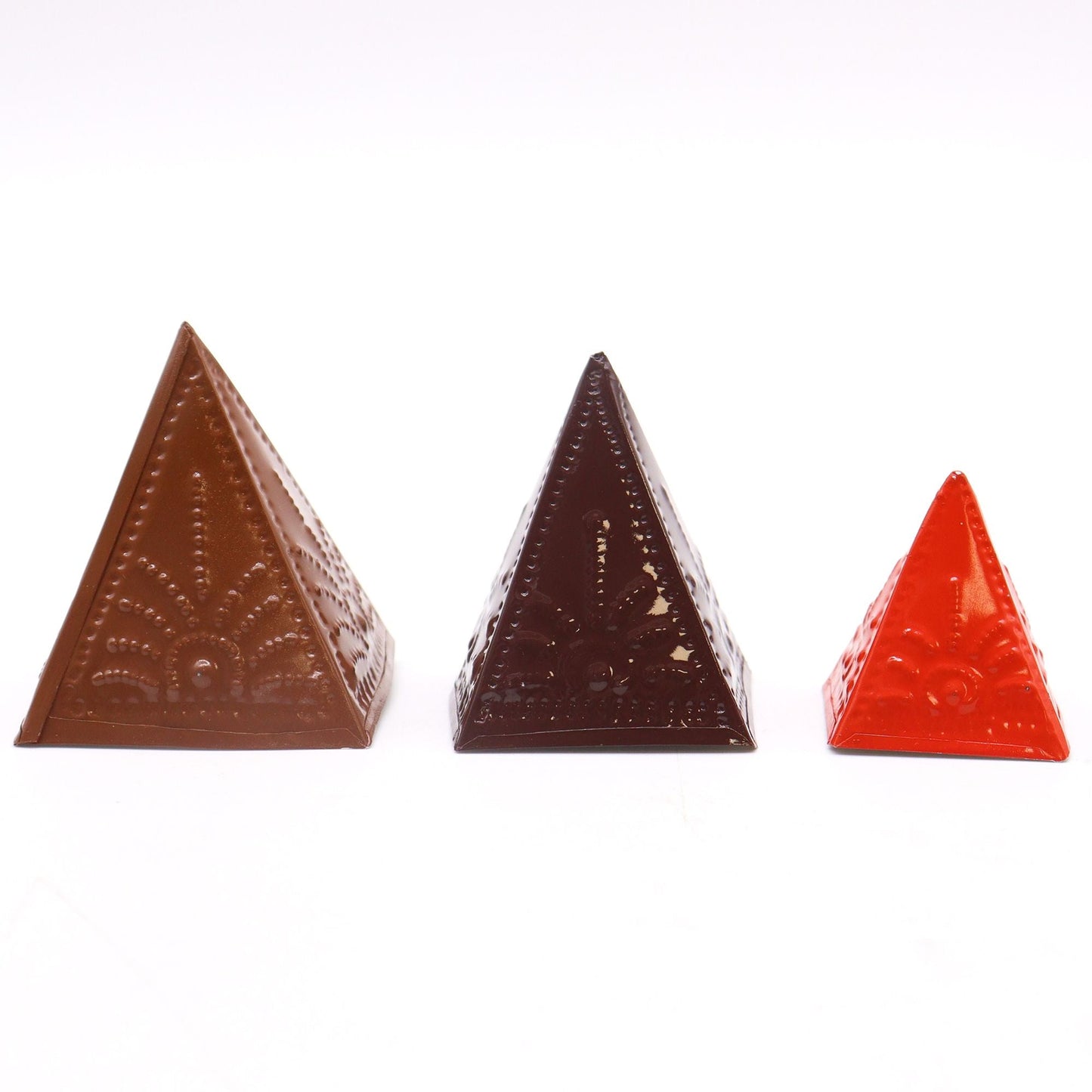 Incense Powder Mould Set - Light Brown Dark Brown Orange - Luna Panther