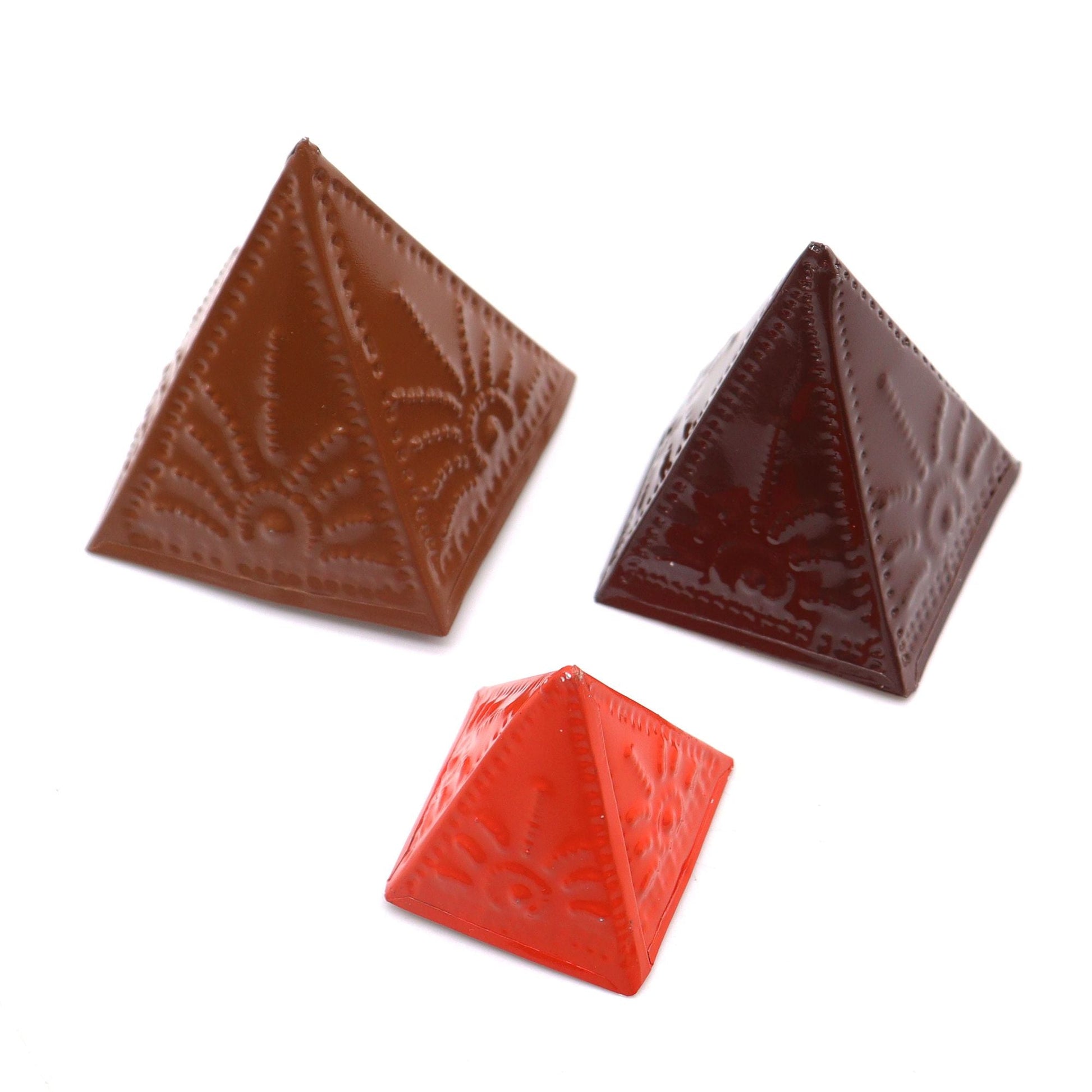Incense Powder Mould Set - Light Brown Dark Brown Orange - Luna Panther