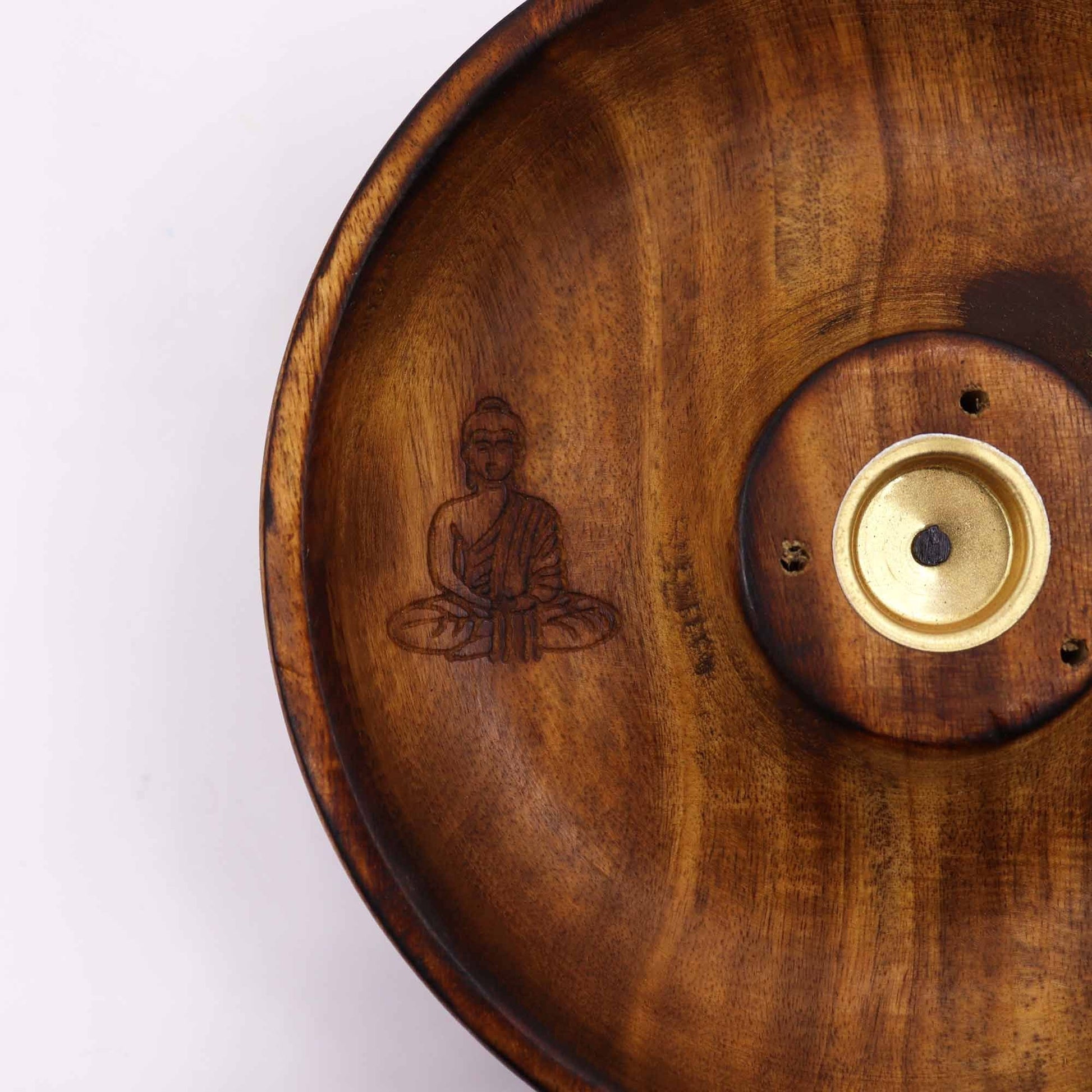 Incense Stick & Cone Burner Disc - Buddha - Luna Panther