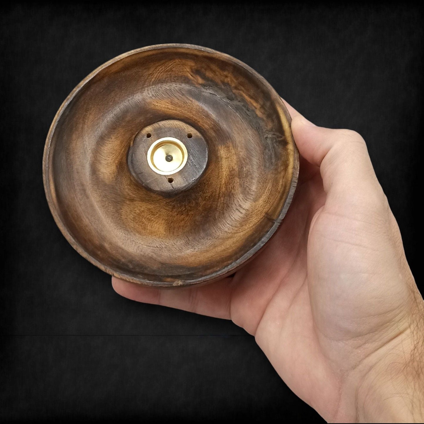Incense Stick & Cone Burner Disc - Plain - Luna Panther