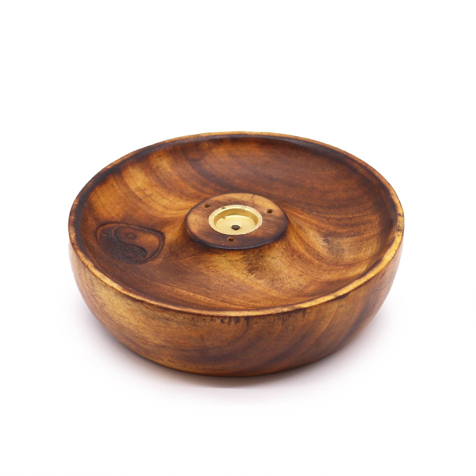 Incense Stick & Cone Burner Disc - Yin & Yang - Luna Panther