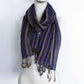 Indian Boho Scarves - 22x72cm - assorted colours With Gold Thread - Luna Panther