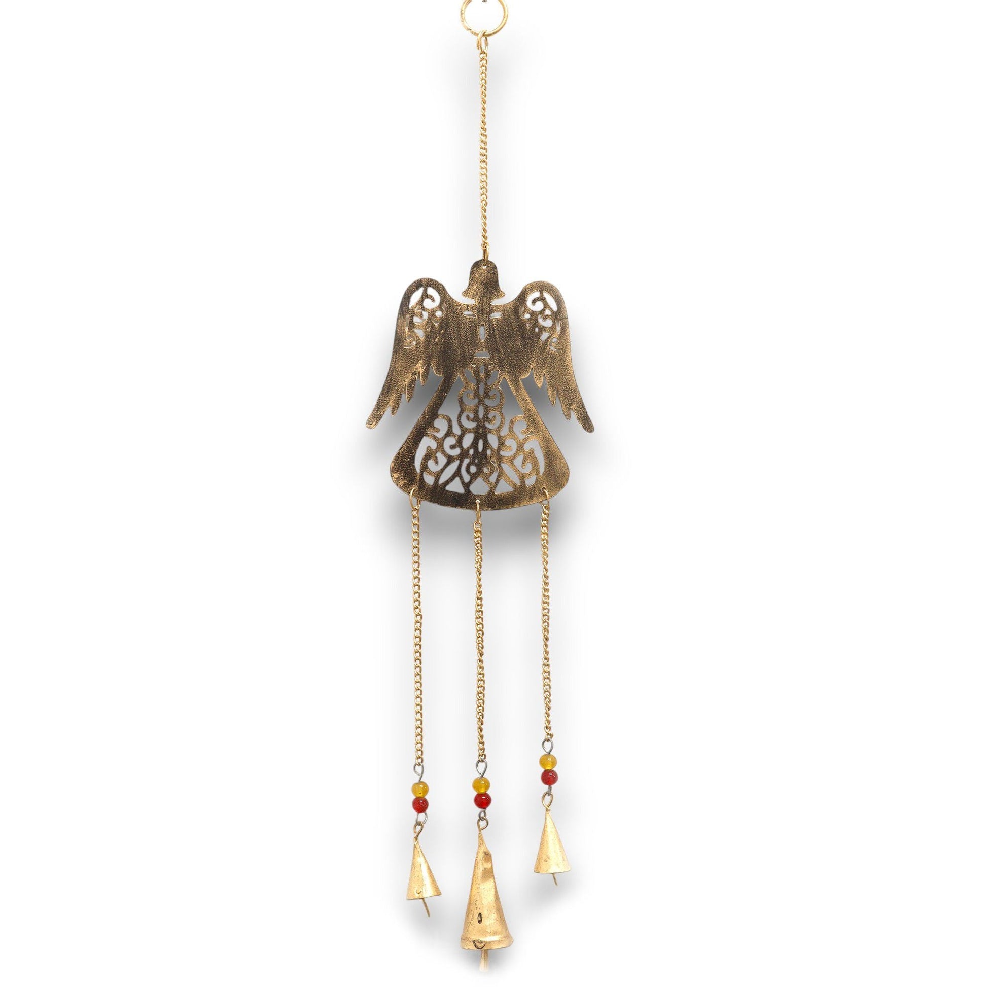 Polished Indian Chimes - Angel 3 Bells featuring natural patterning and unique variations - Luna Panther