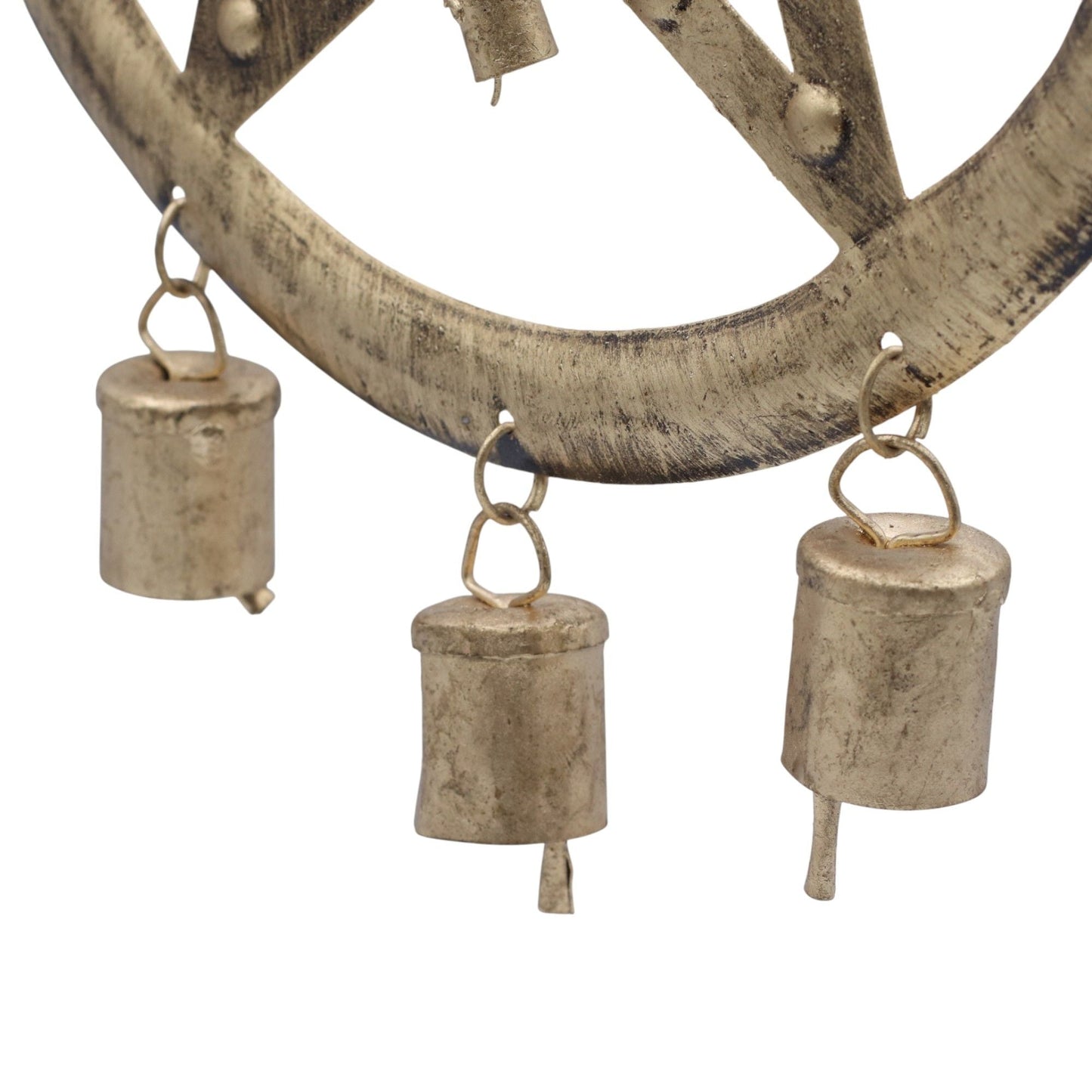 Indian Chimes - Pentagon with Cow Bells - 25x49cm - Luna Panther
