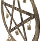 Indian Chimes - Pentagon with Cow Bells - 25x49cm - Luna Panther