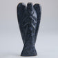 Indigo Gabbro Merlinite Angel Carving 58g 76mm - Luna Panther