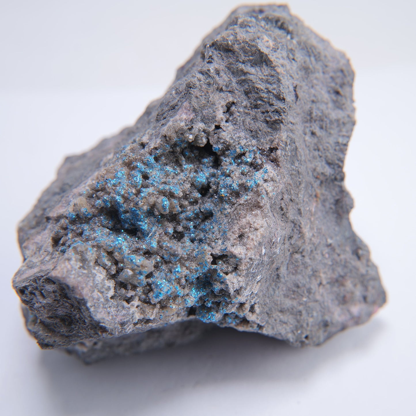 Iridescent Copper Sulphide on Matrix - 514g — minerals, image 1 of 8.