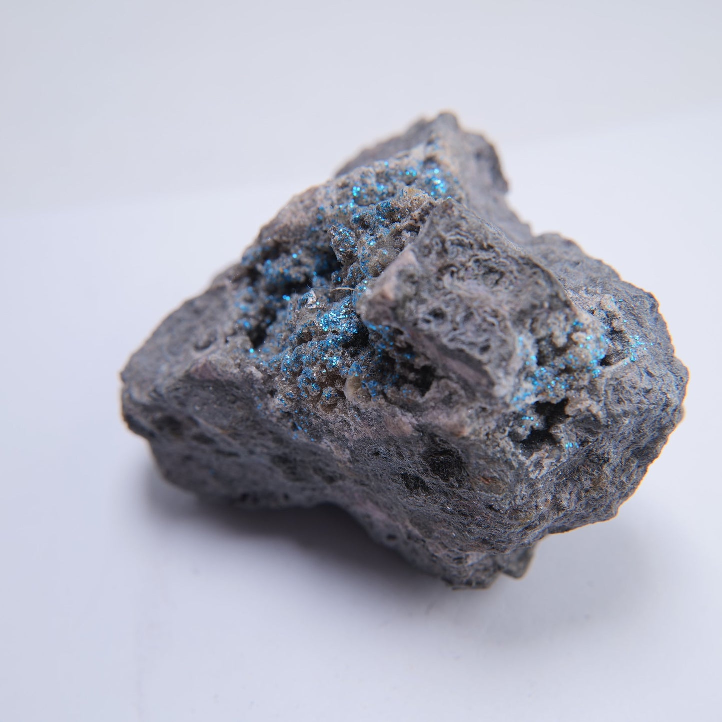 Iridescent Copper Sulphide on Matrix - 514g — minerals, image 3 of 8.
