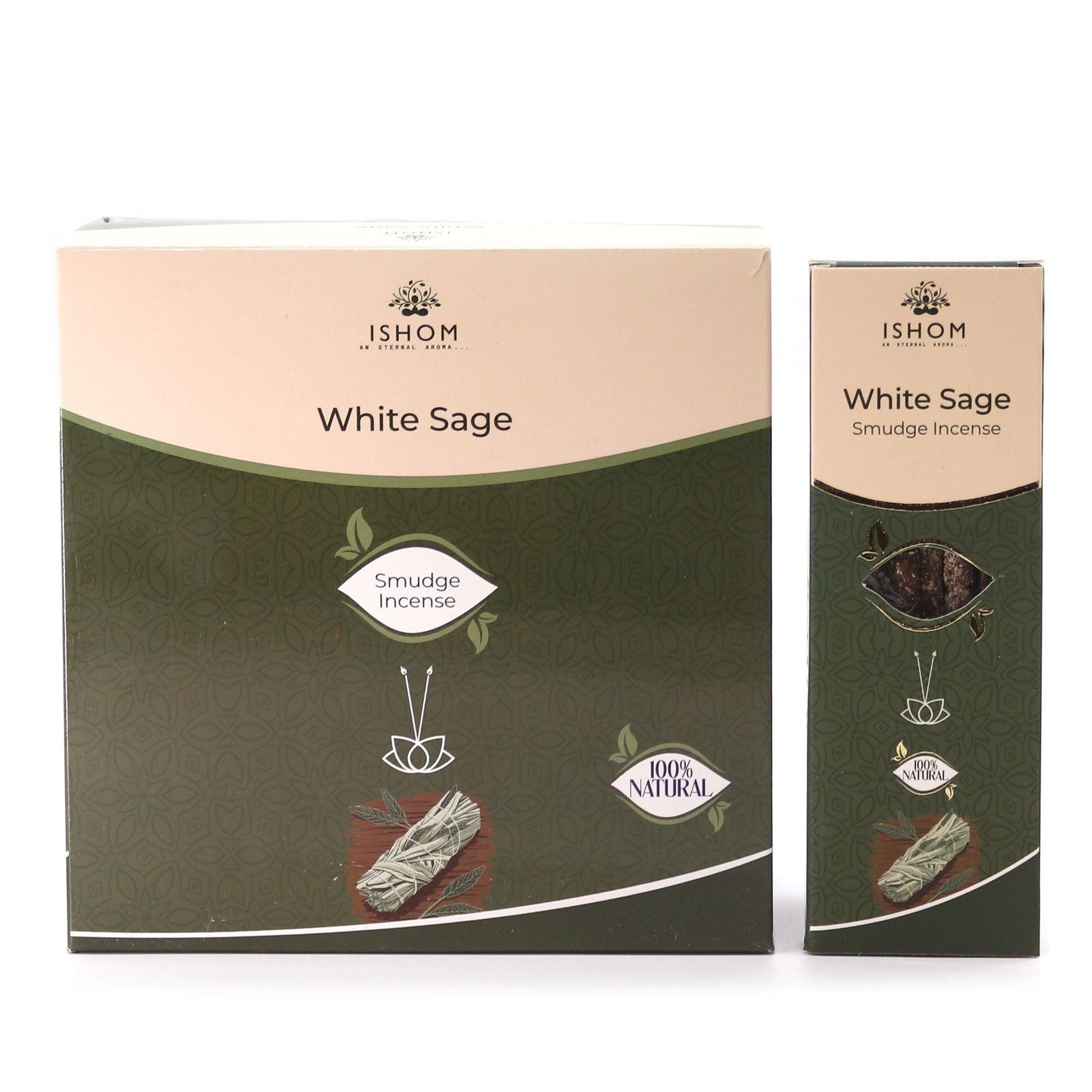 Ishom Smudge Incense - White Sage - Luna Panther