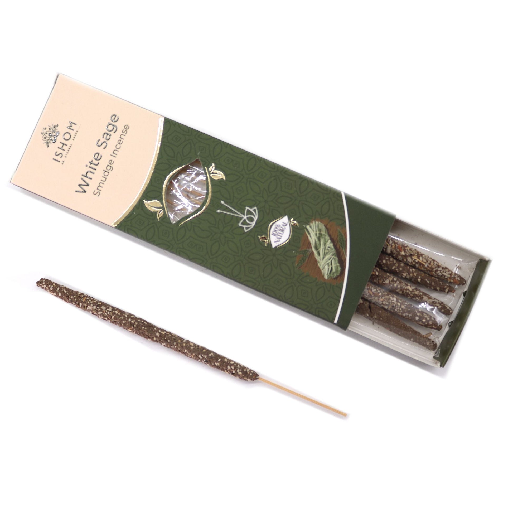 Ishom Smudge Incense - White Sage - Luna Panther