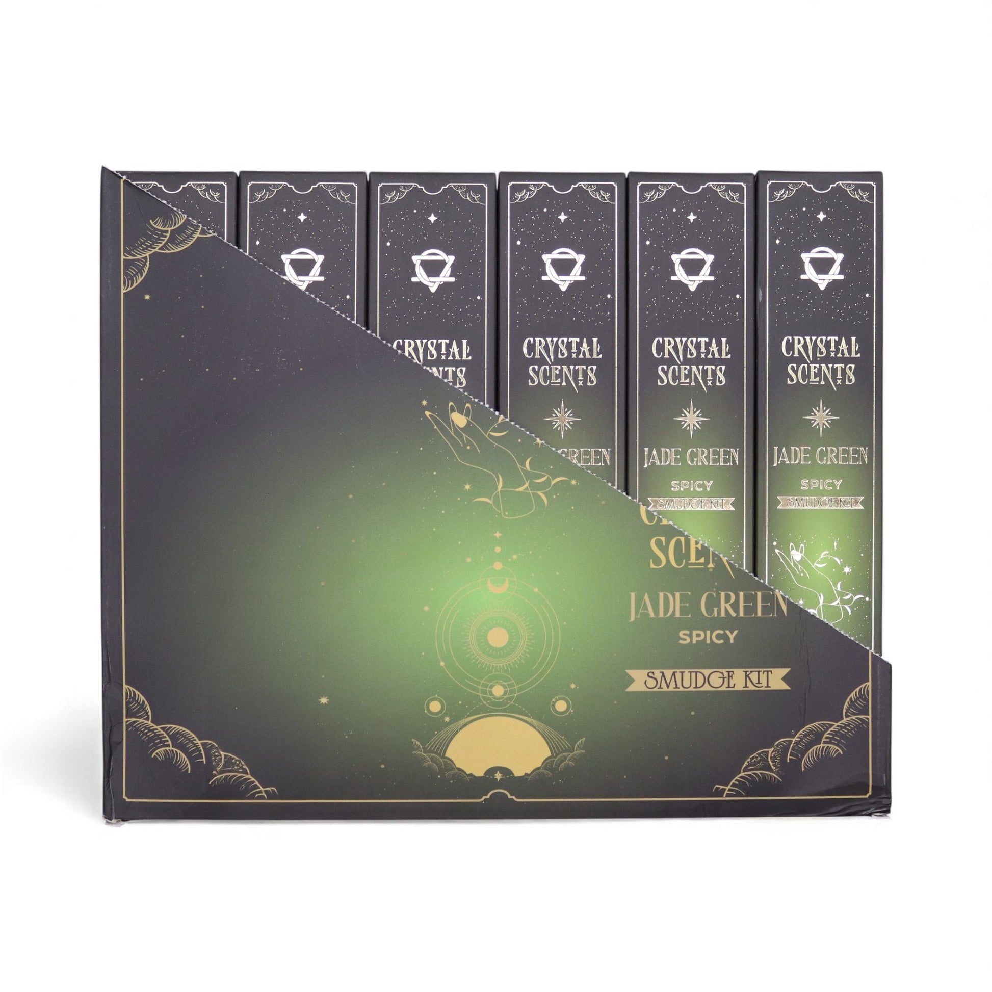 Jade Crystal Scents Smudge Incense - Spicy - Luna Panther