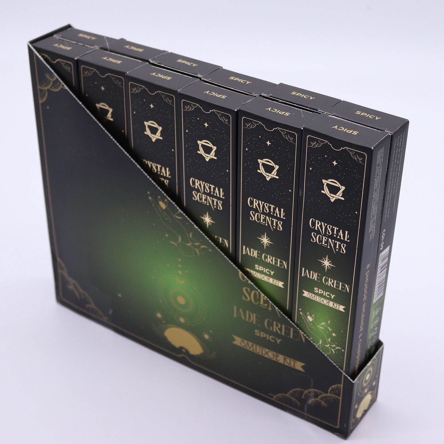 Jade Crystal Scents Smudge Incense - Spicy - Luna Panther