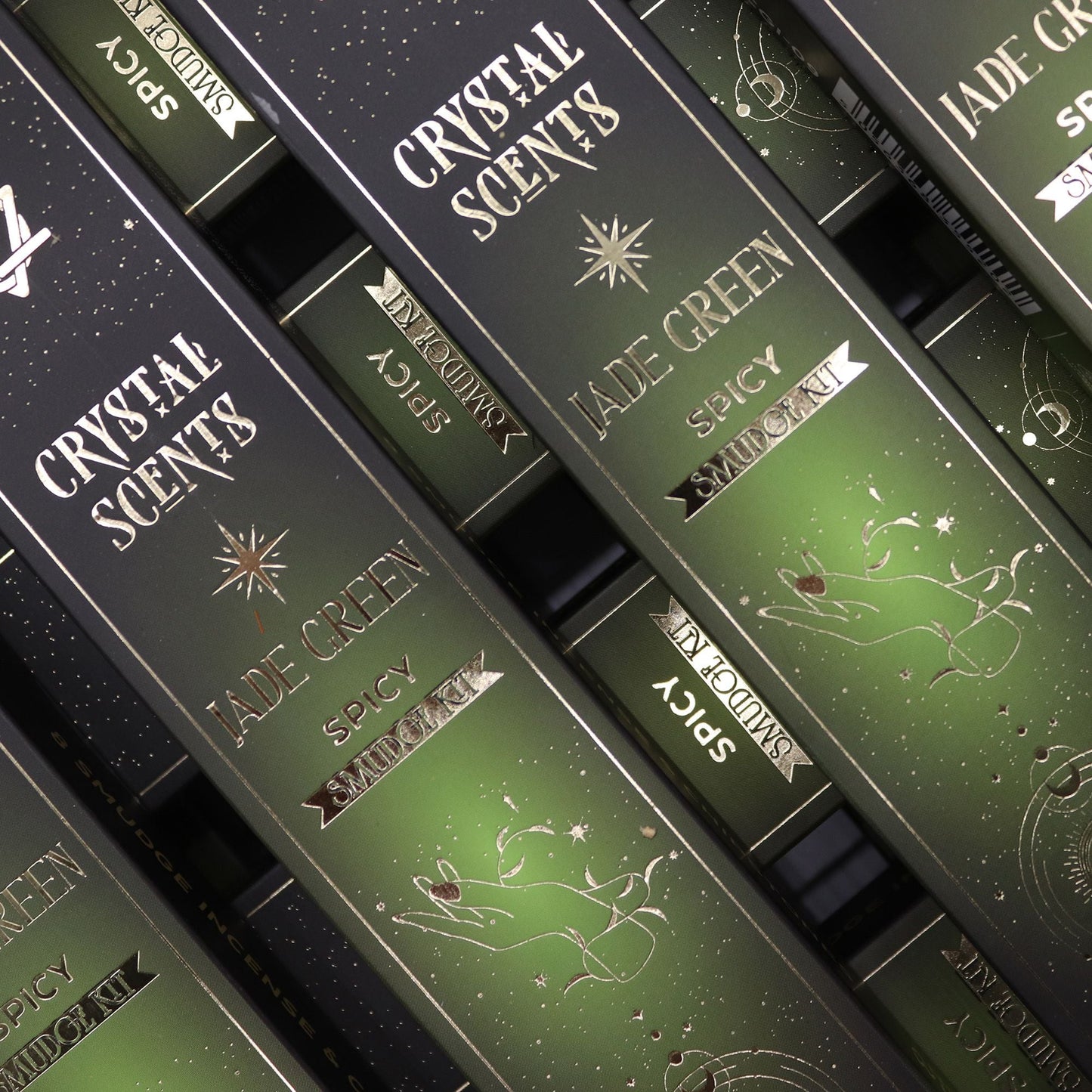 Jade Crystal Scents Smudge Incense - Spicy - Luna Panther