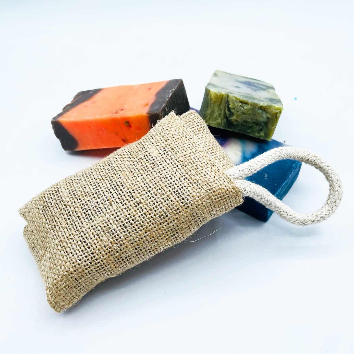 Jute Scrub Soap Pouch - Natural - Luna Panther