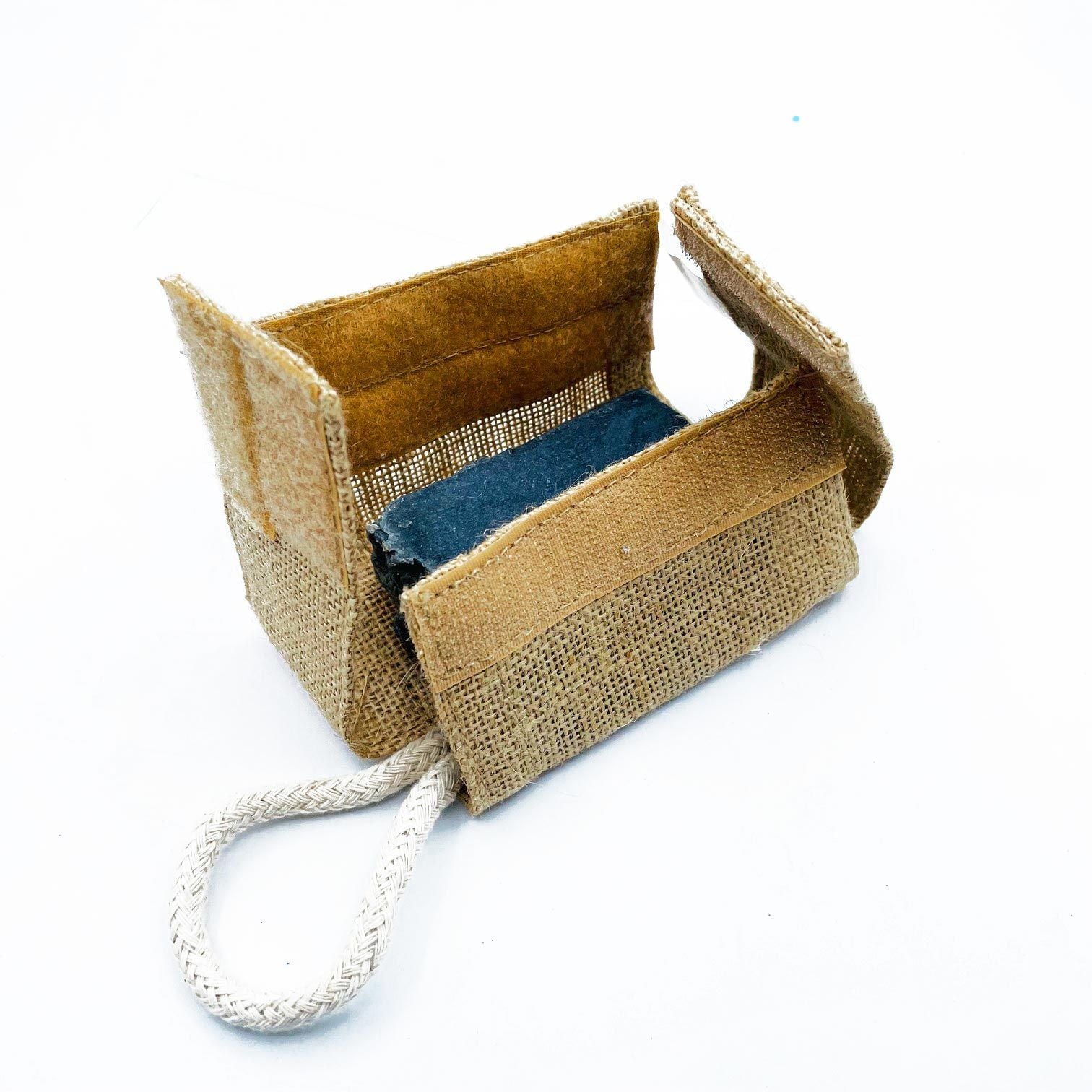Jute Scrub Soap Pouch - Natural - Luna Panther