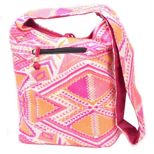Polished Kathmandu Big Bag - Sunset featuring natural patterning and unique variations - Luna Panther