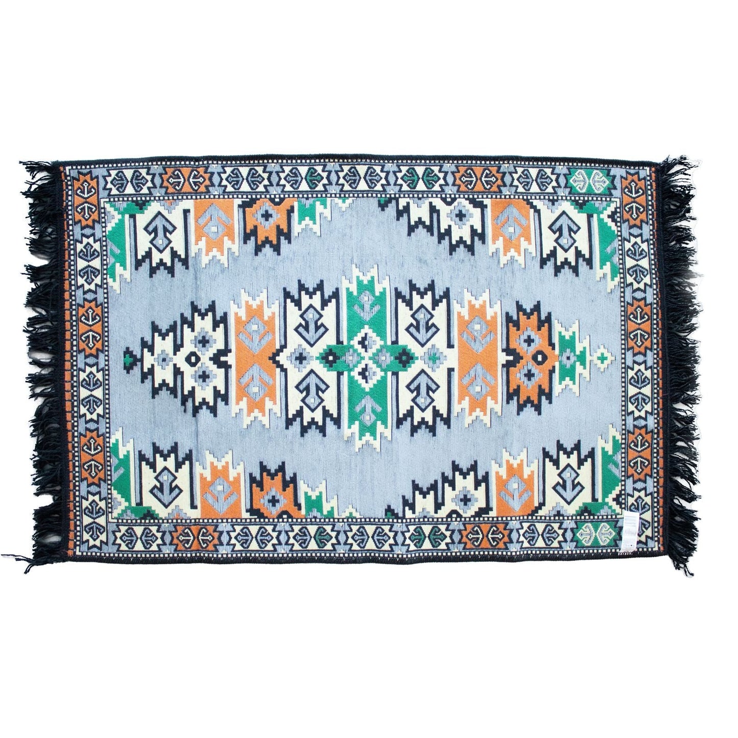 Kilim Rug 125x80 cm - Charcoal - Luna Panther