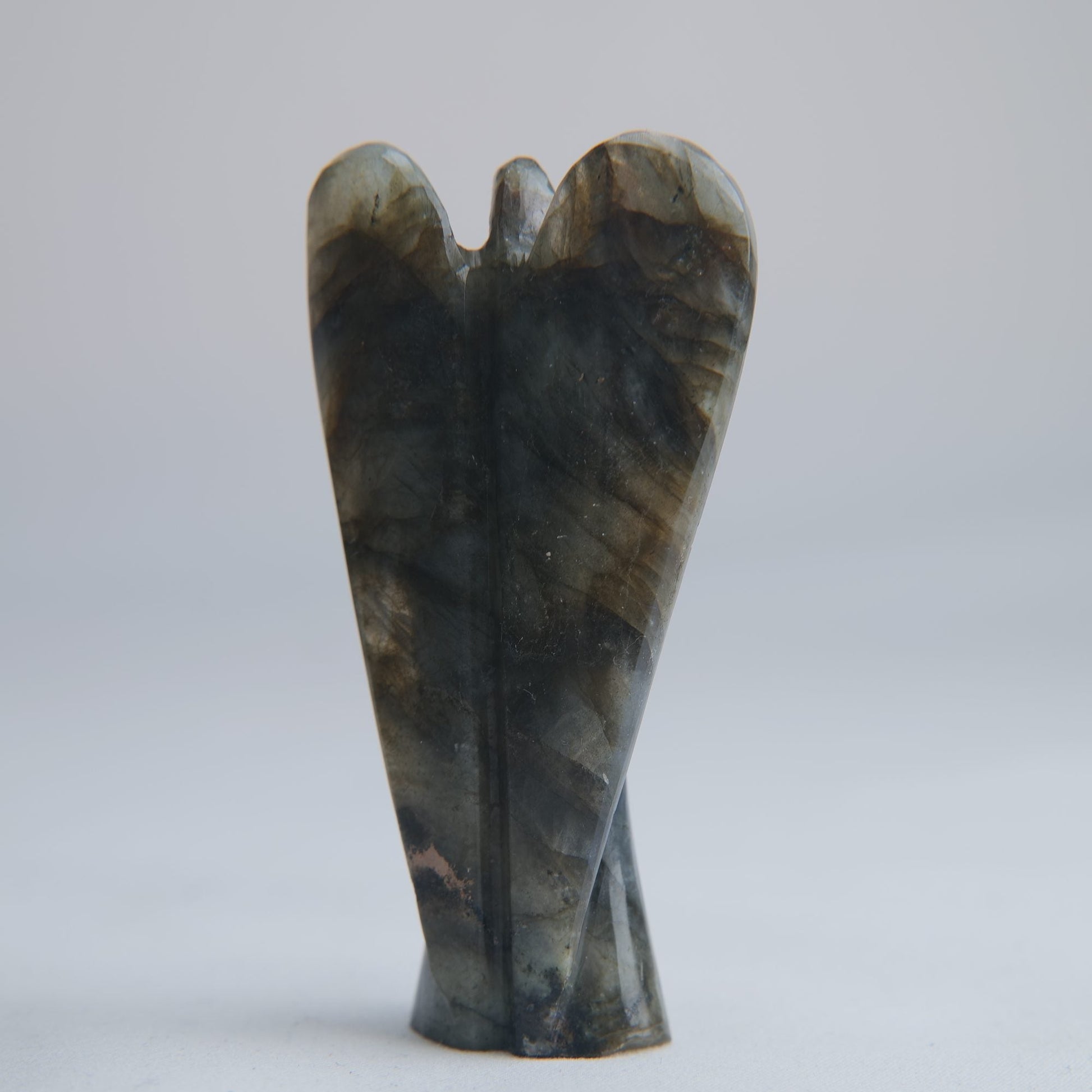 Labradorite Angel Carving 60g 80mm - Luna Panther