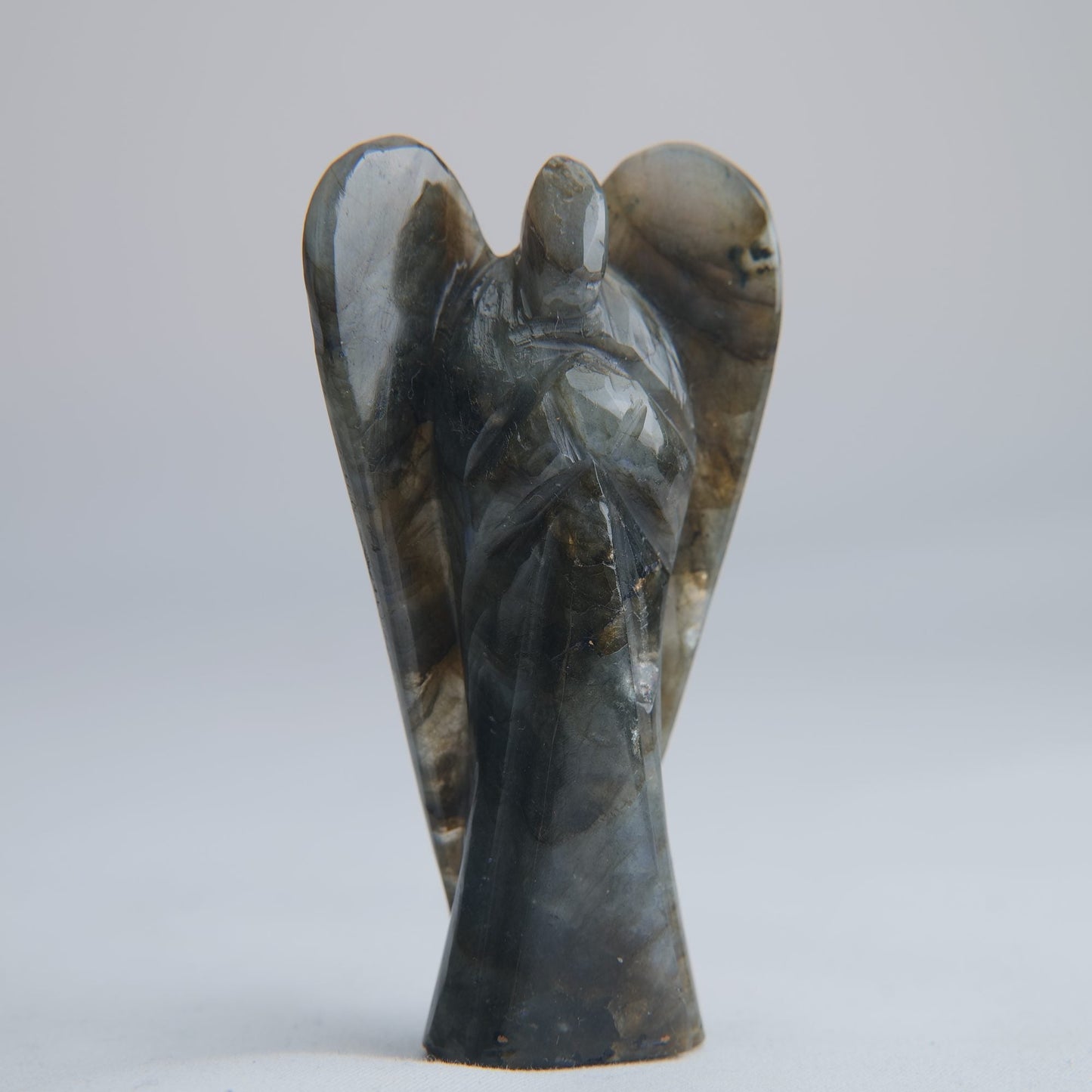 Labradorite Angel Carving 60g 80mm - Luna Panther