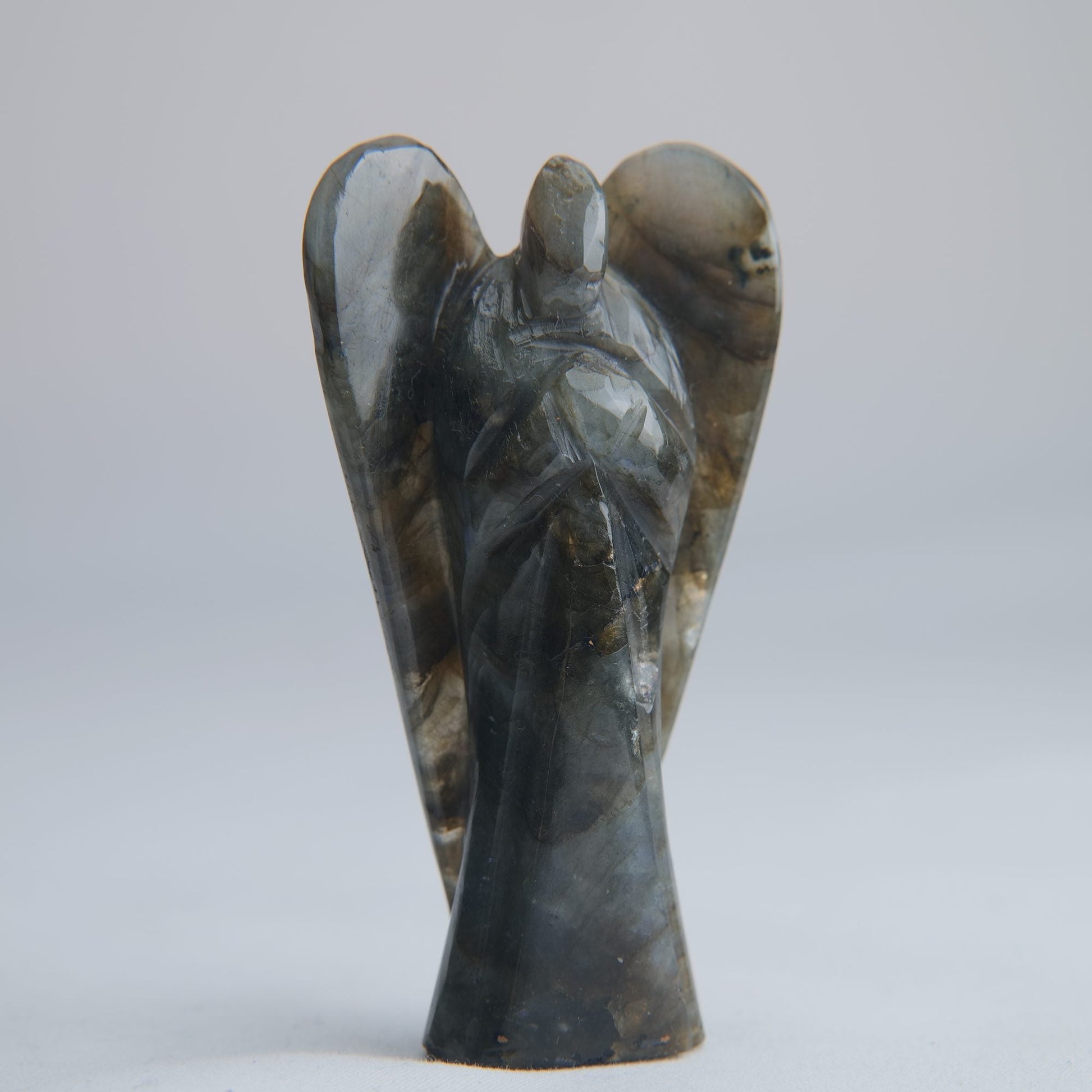 Labradorite Angel Carving 60g 80mm - Luna Panther