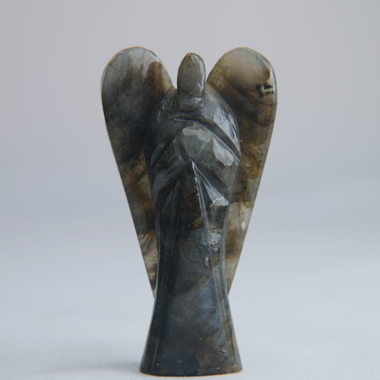 Labradorite Angel Carving 60g 80mm - Luna Panther