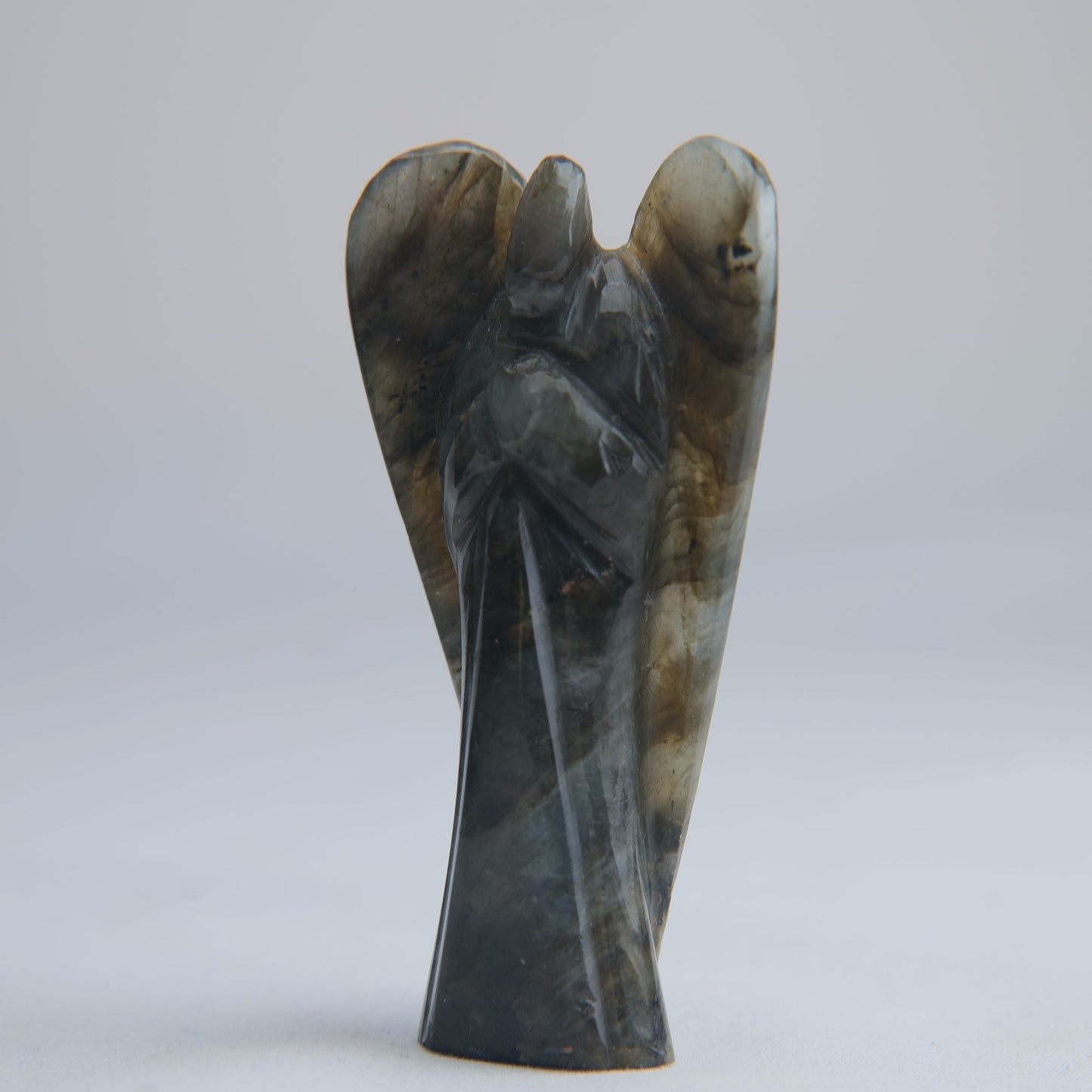 Labradorite Angel Carving 60g 80mm - Luna Panther
